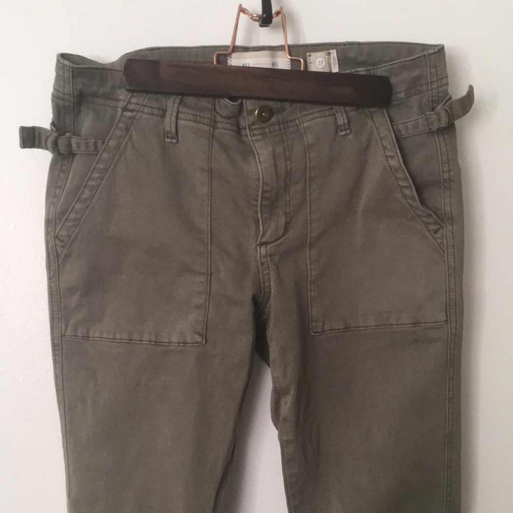 Olive green pants
